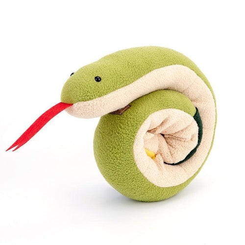 Dog Snuffle Snake: Interactive Slow Feeder And Enrichment Puzzle Toy