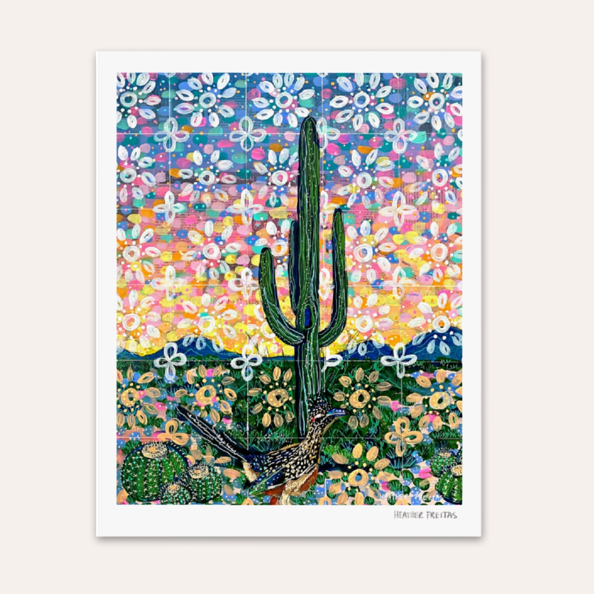 Arizona Tile Hand Signed Fine Art Print
