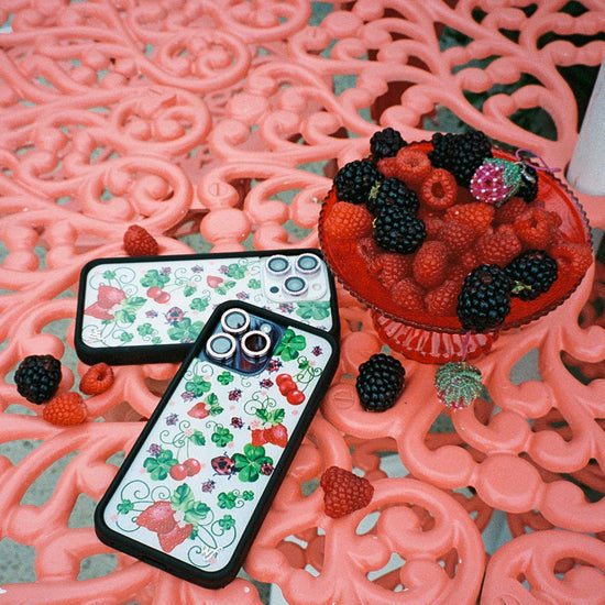 Bugs n' Berries iPhone Case by Wildflower
