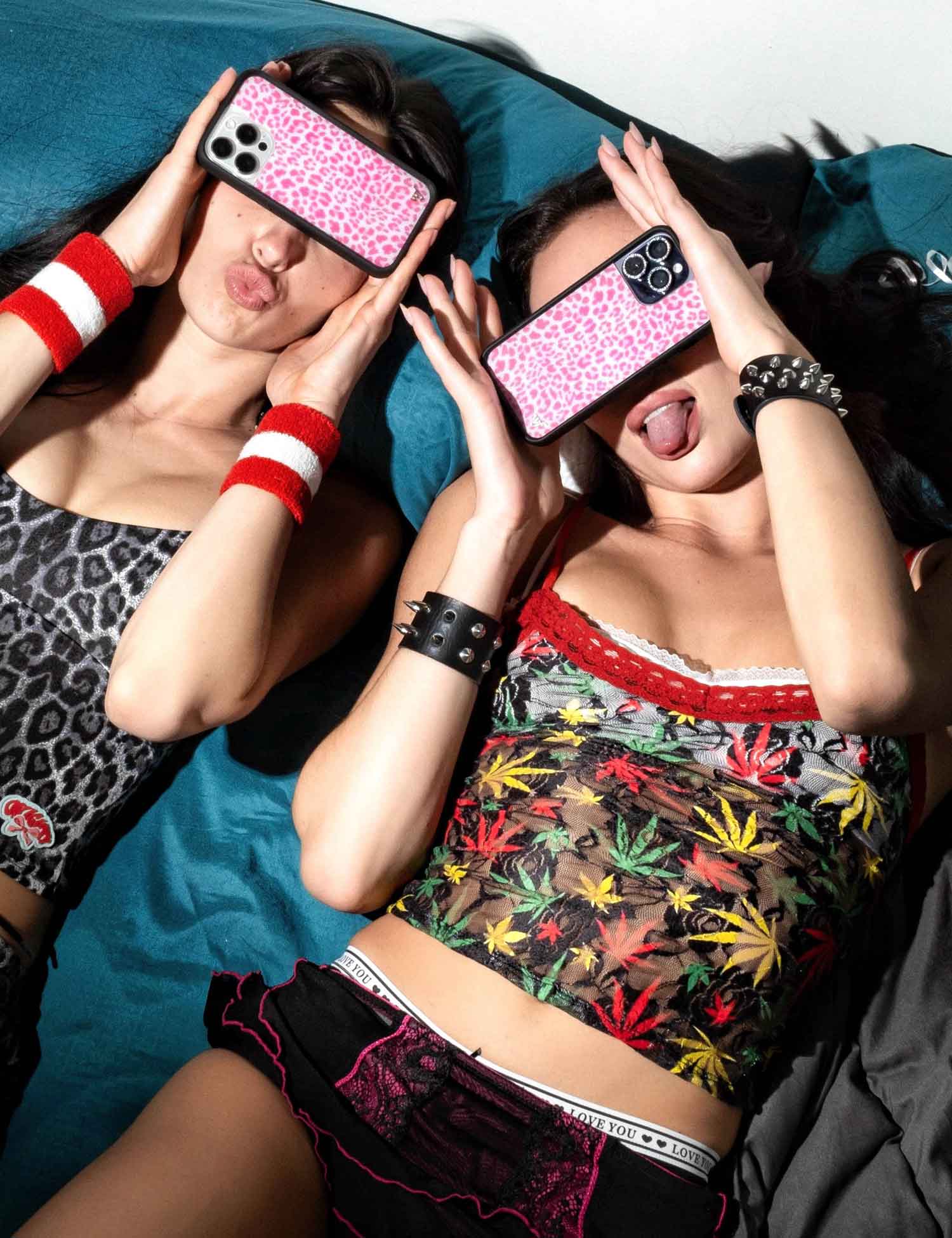 Meow | Pink iPhone Case iPhone Case Wildflower Cases