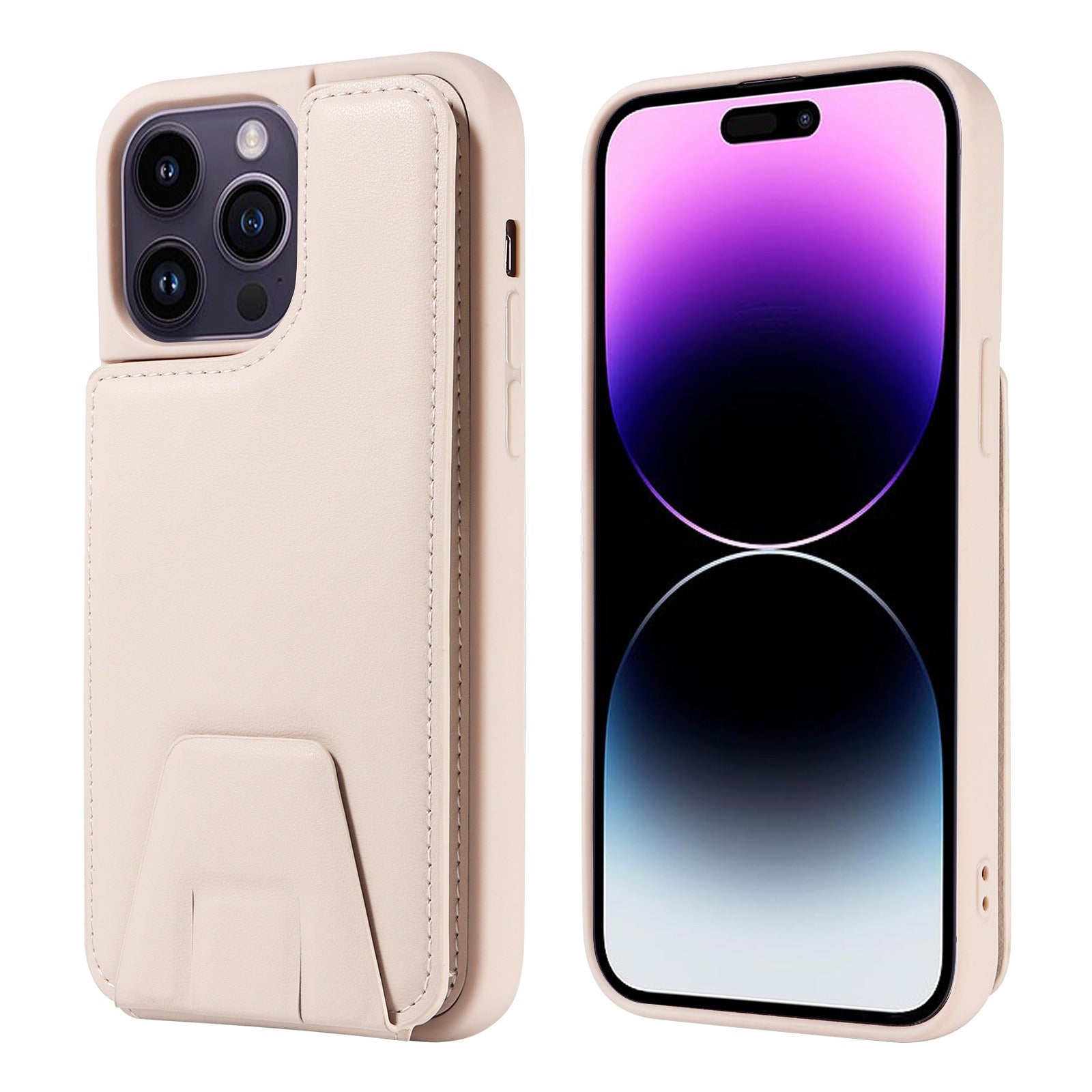Slim PU Leather Accordion Wallet iPhone Case with Vertical Kickstand iPhone Case V.I.P Digital Presence