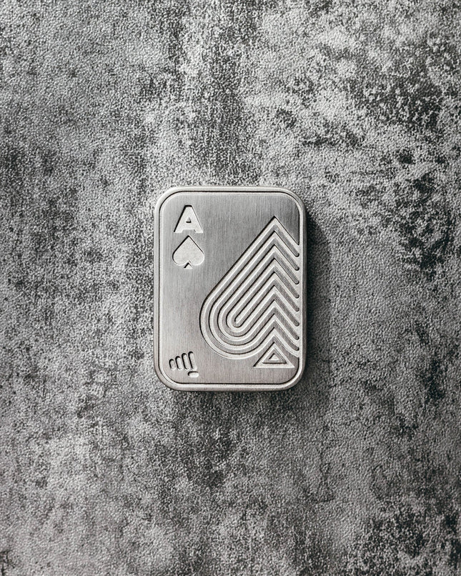 SHUFFLE POCKET ACES V2 (Satin Silver)