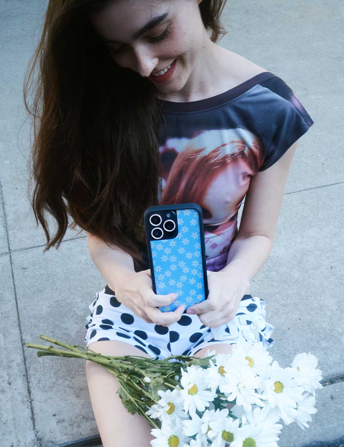 Blue Daisy iPhone Case iPhone Case Wildflower Cases