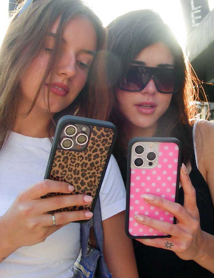 Polka Dot | Pink and White iPhone Case iPhone Case Wildflower Cases