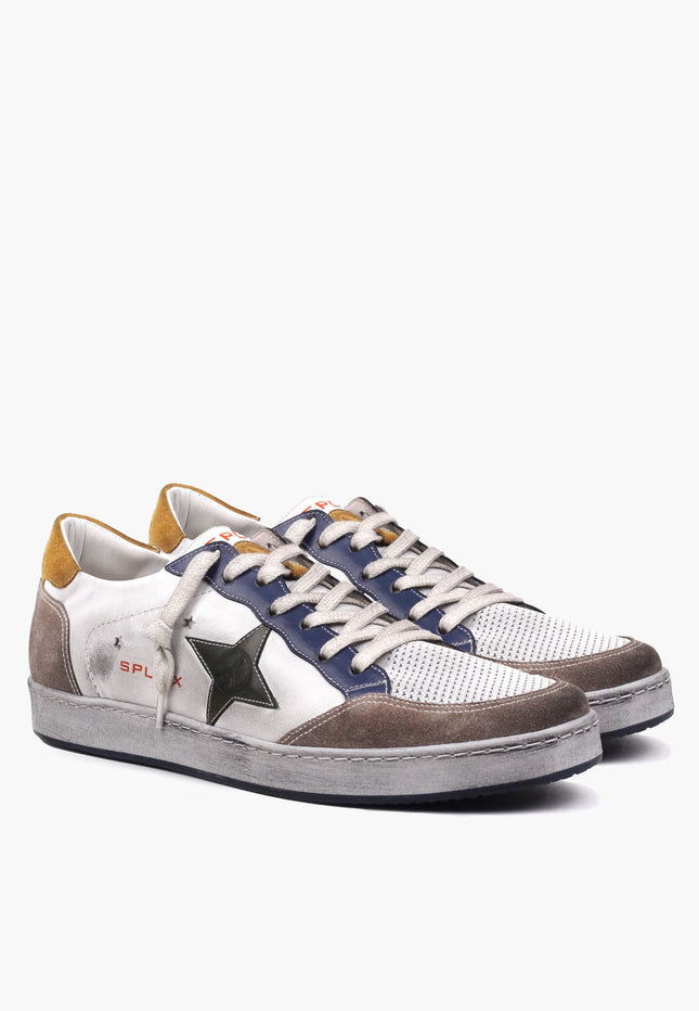Estrella Sneaker White Navy, Mens