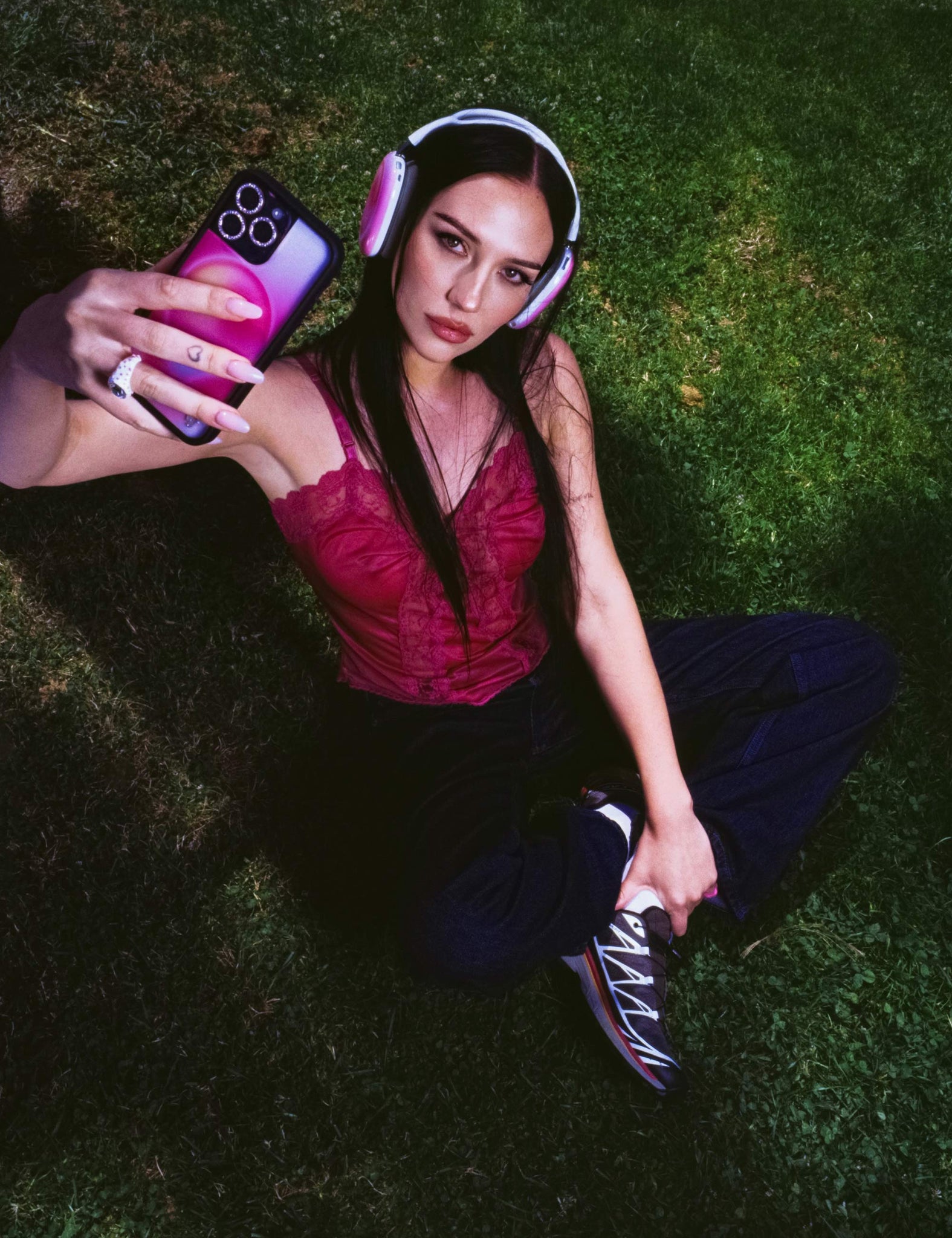 Hot Pink Aura iPhone Case iPhone Case Wildflower Cases