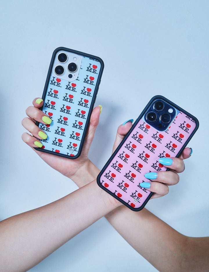 I Heart Me | Blue iPhone Case by Wildflower