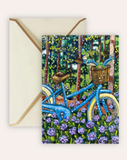 Blue Bike Fine Art Greeting Card