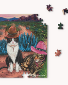 Cowboy Cats Fine Art Puzzle