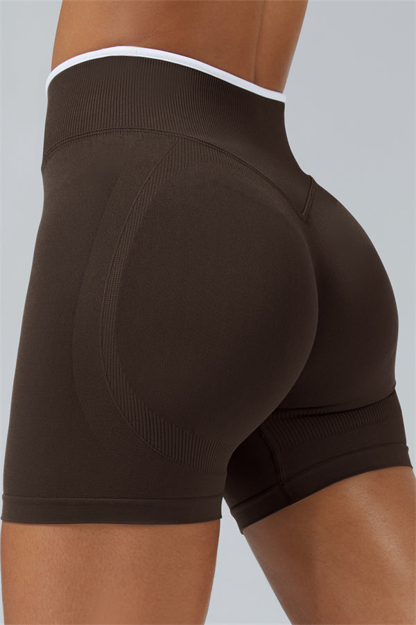 The Elevate Long Sleeve Crop top Shorts 2-Piece Set