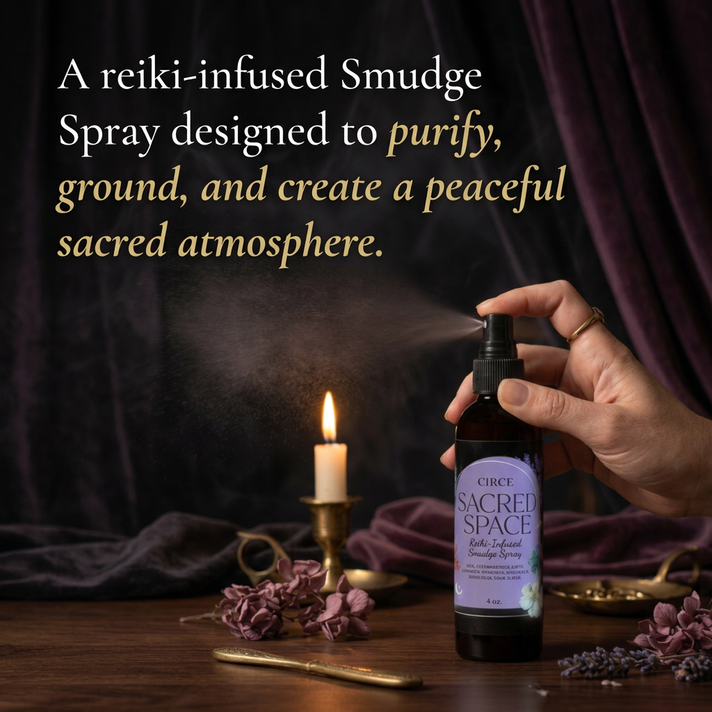 Sacred Space Sage Smudge Spray 4 oz.