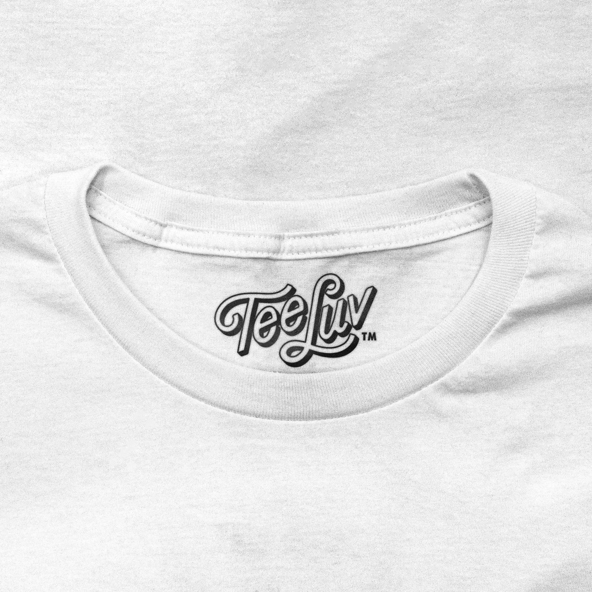 Bitcoin Cryptocurrency Logo T-Shirt - White mens tee Tee Luv