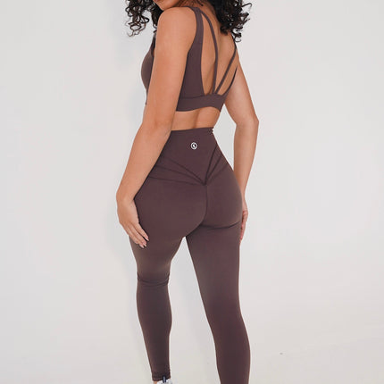 I am Beautifully Radiant Quick Dry Coffee Yoga Legging