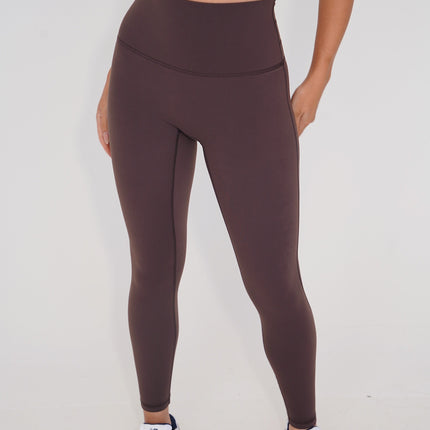 I am Beautifully Radiant Quick Dry Coffee Yoga Legging