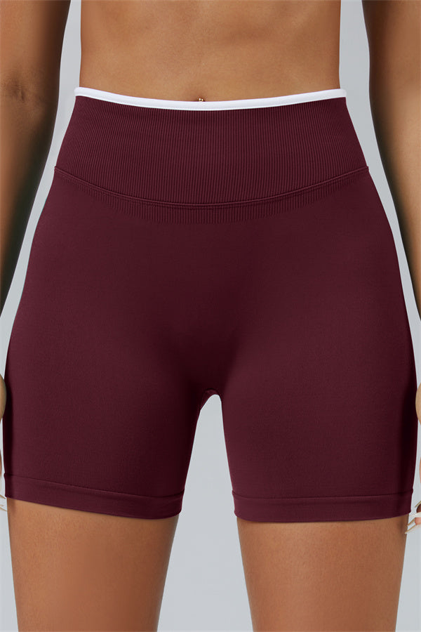 The Elevate Long Sleeve Crop top Shorts 2-Piece Set