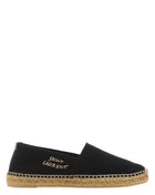 Saint Laurent Men Black Canvas Espadrilles