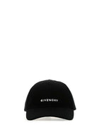 Givenchy Men Black Cotton Baseball Cap
