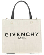 Givenchy Women Ivory Canvas Mini G-Tote Handbag