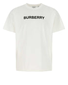 Burberry Men White Cotton T-Shirt