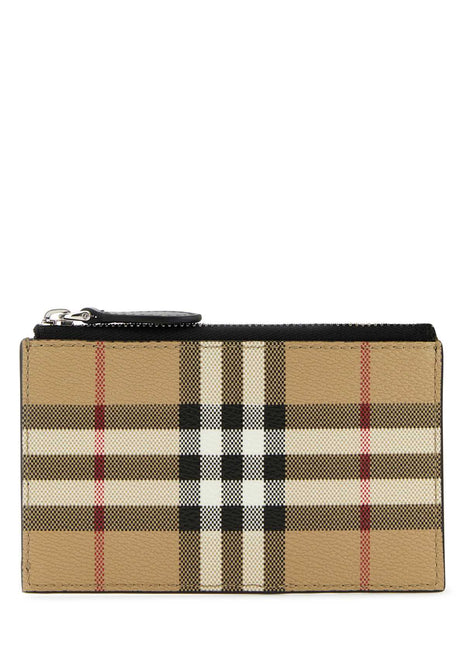 Burberry Men Printed Canvas Wallet
