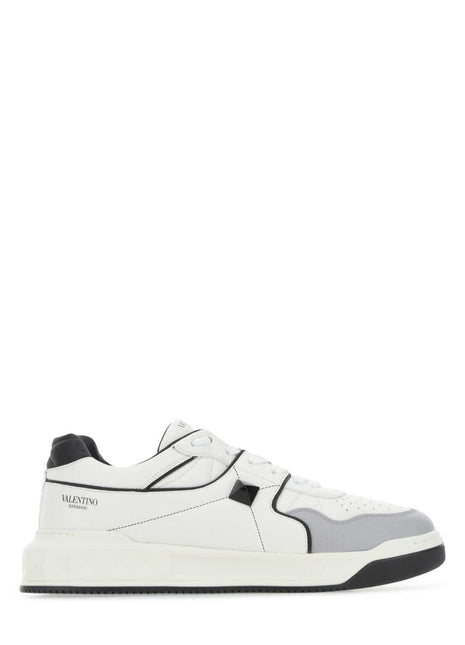 Valentino Garavani Men Multicolor Nappa Leather One Stud Sneakers