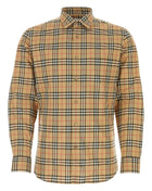 Burberry Men Embroidered Poplin Shirt