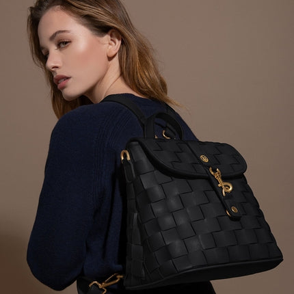 The Ella Black Mini Backpack 10.6"