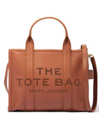 Marc Jacobs Women 'The Tote Bag Medium' Brown Shoulder Bag With Logo In Grainy Leather Woman Marc Jacobs