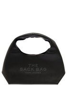 Marc Jacobs Women Shoulder Bag 'The Sack' With Logo Embossed In Black Pebbled Leather For Women