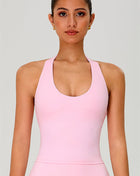 The Solid Halter Tank Top
