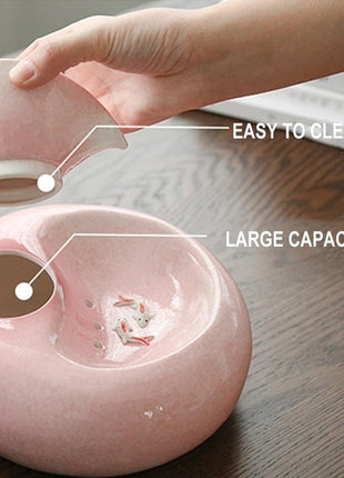 Ceramic Automatic Cat Water Fountain