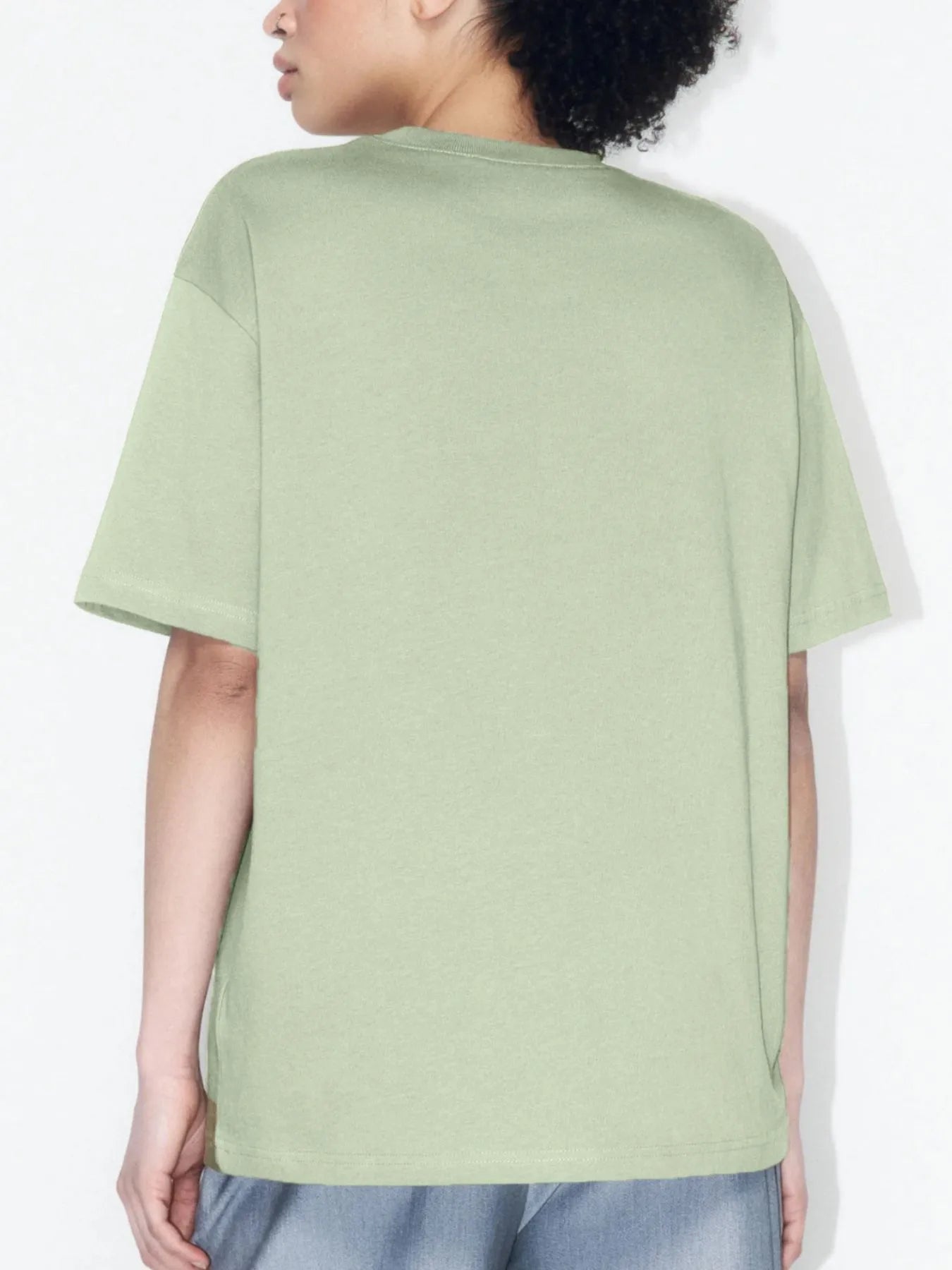 Oversized Drop Sleeve Tee Trendsi
