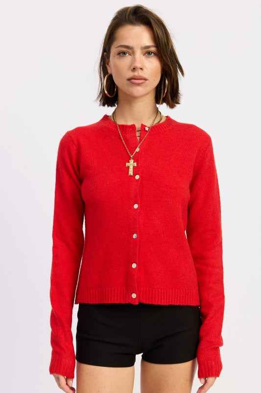 Fitted Button up Cardi