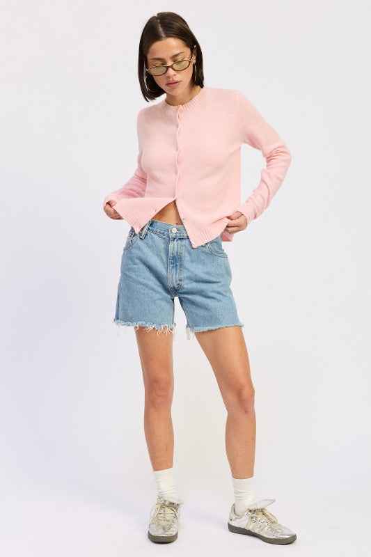 Fitted Button up Cardi