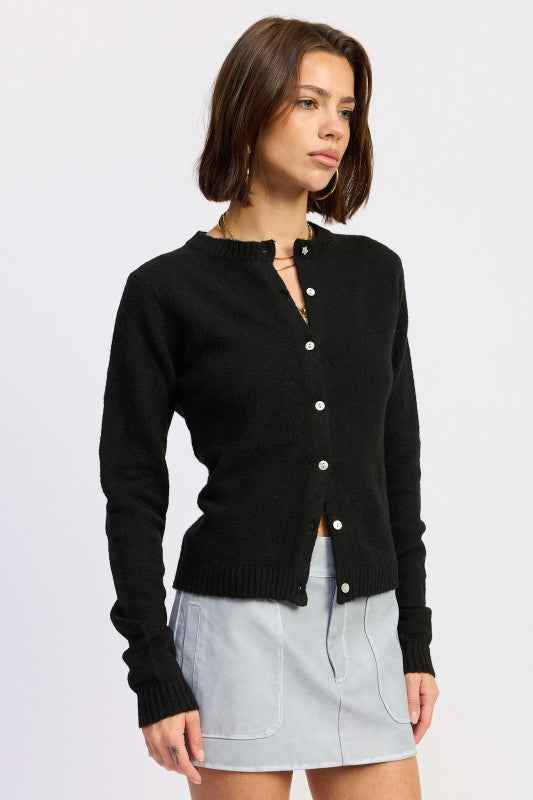 Fitted Button up Cardi