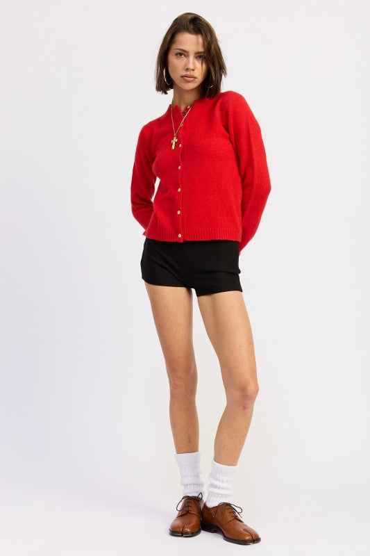 Fitted Button up Cardi