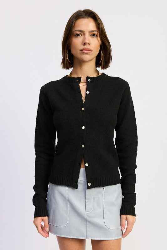Fitted Button up Cardi