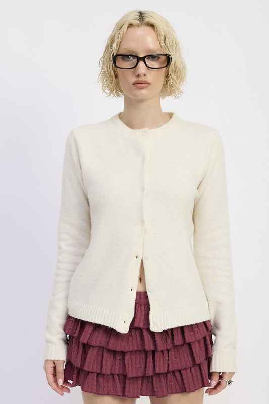 Fitted Button up Cardi