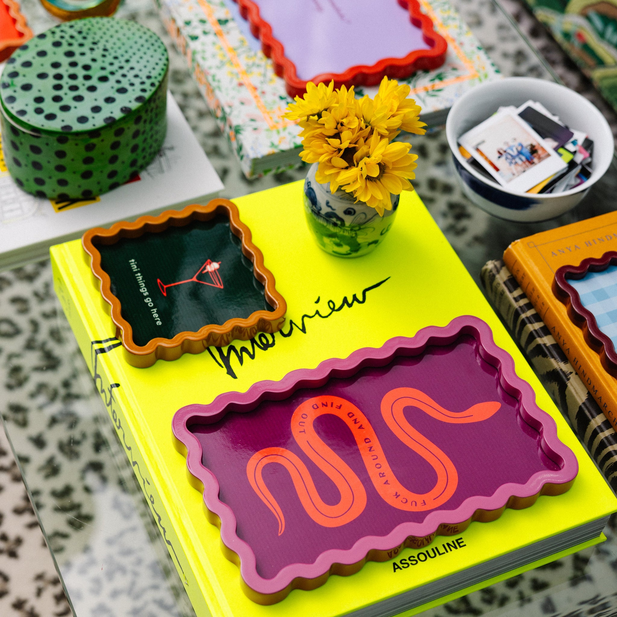 Fuck Around Lacquer Tray Trays Furbish Studio