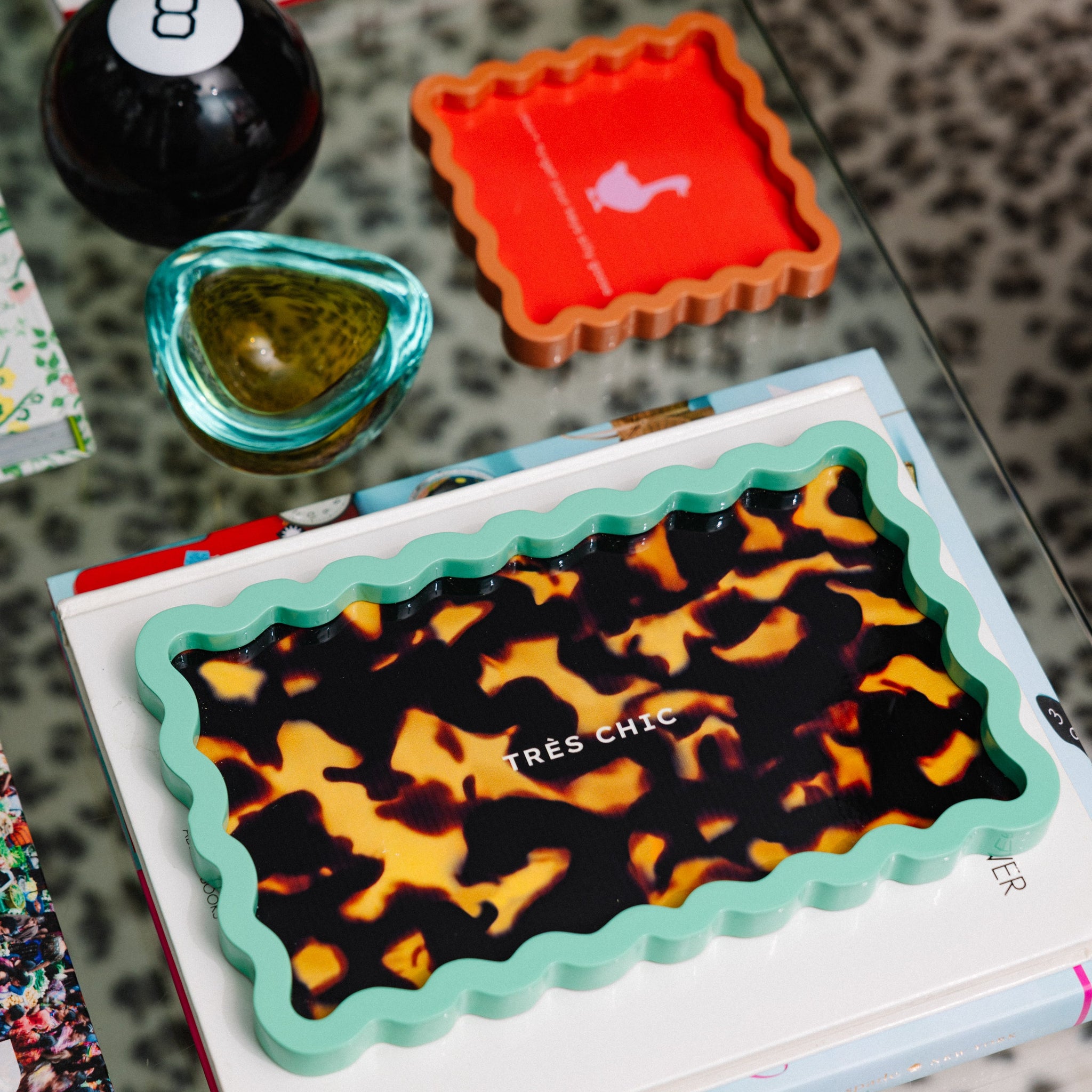 Tres Chic Lacquer Tray Trays Furbish Studio