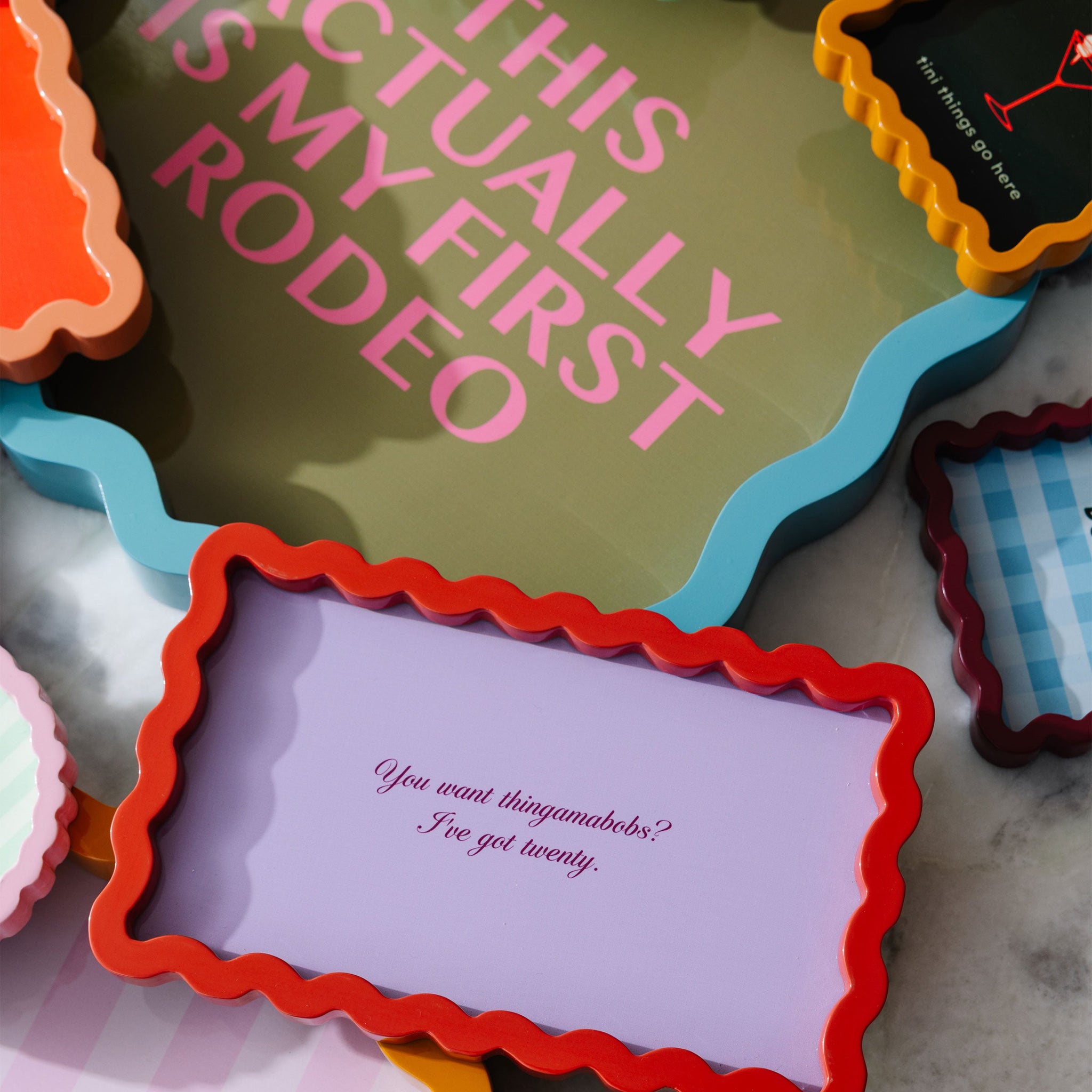 Thingamabobs Lacquer Tray Trays Furbish Studio