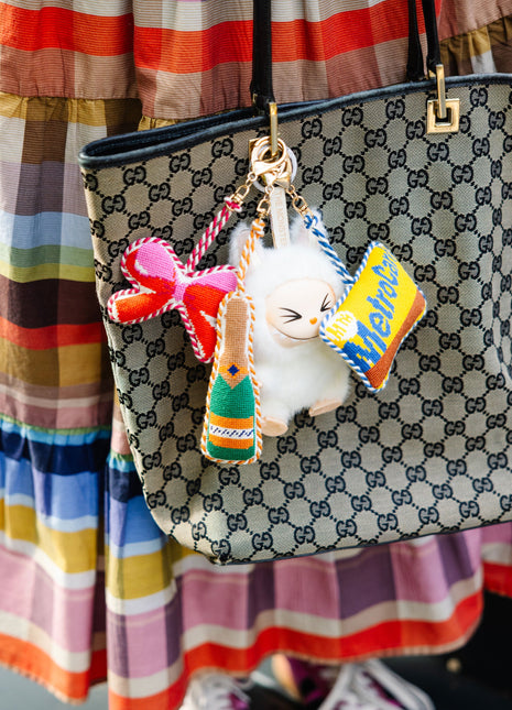 Champagne Bottle - Bag Charm