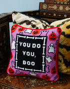 Boo Needlepoint Pillow