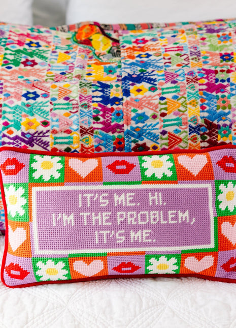 It's Me Needlepoint Pillow