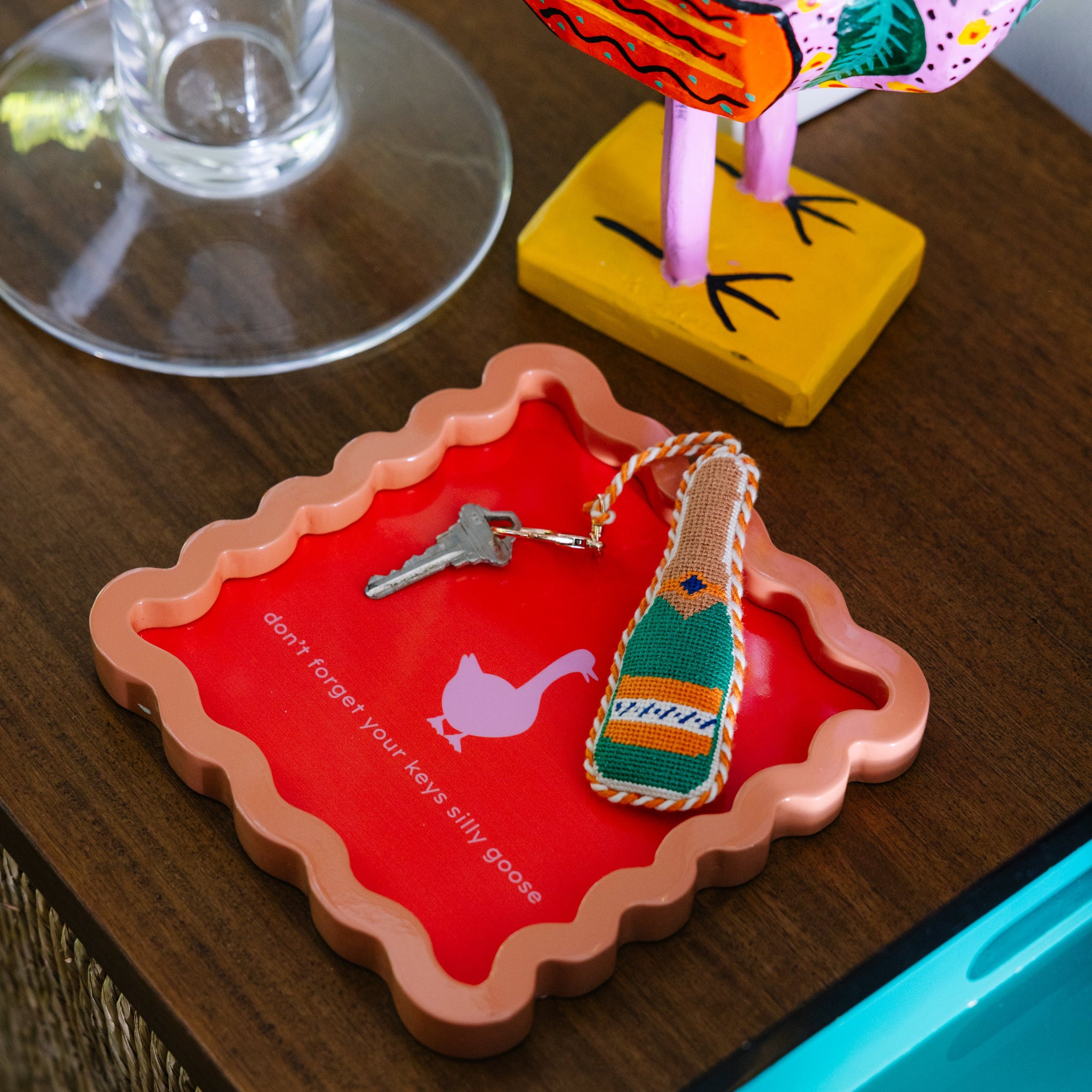 Silly Goose Lacquer Tray Trays Furbish Studio