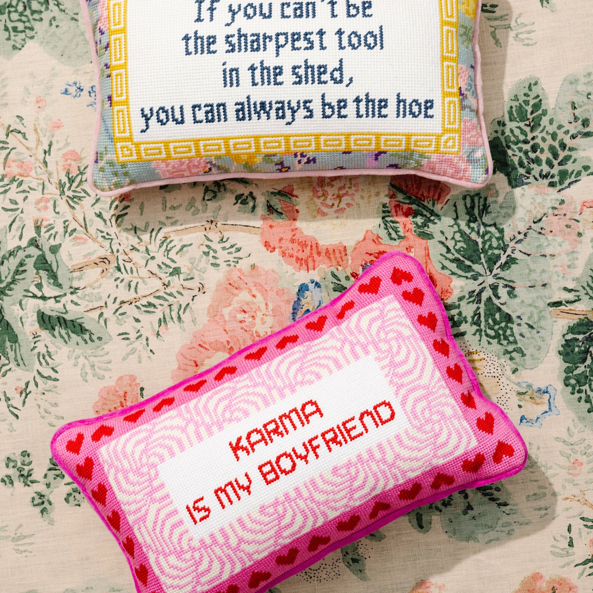 Sharpest Tool Needlepoint Pillow