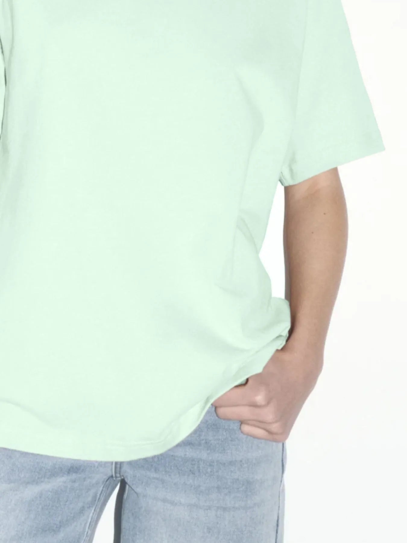 Oversized Drop Sleeve Tee Trendsi