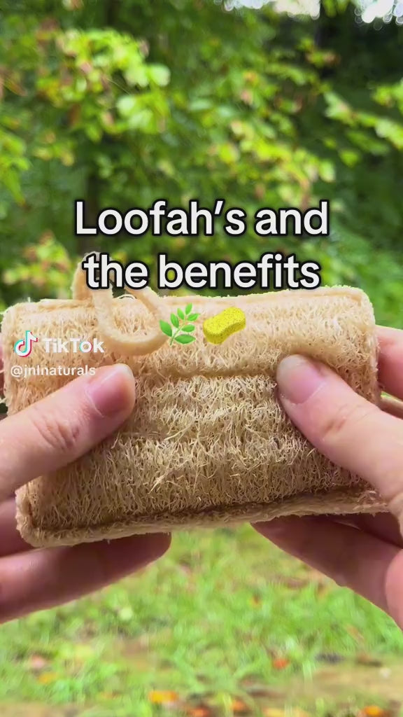 Natural Cotton Fiber Loofah (Set of 2) Selfcare J and L Naturals