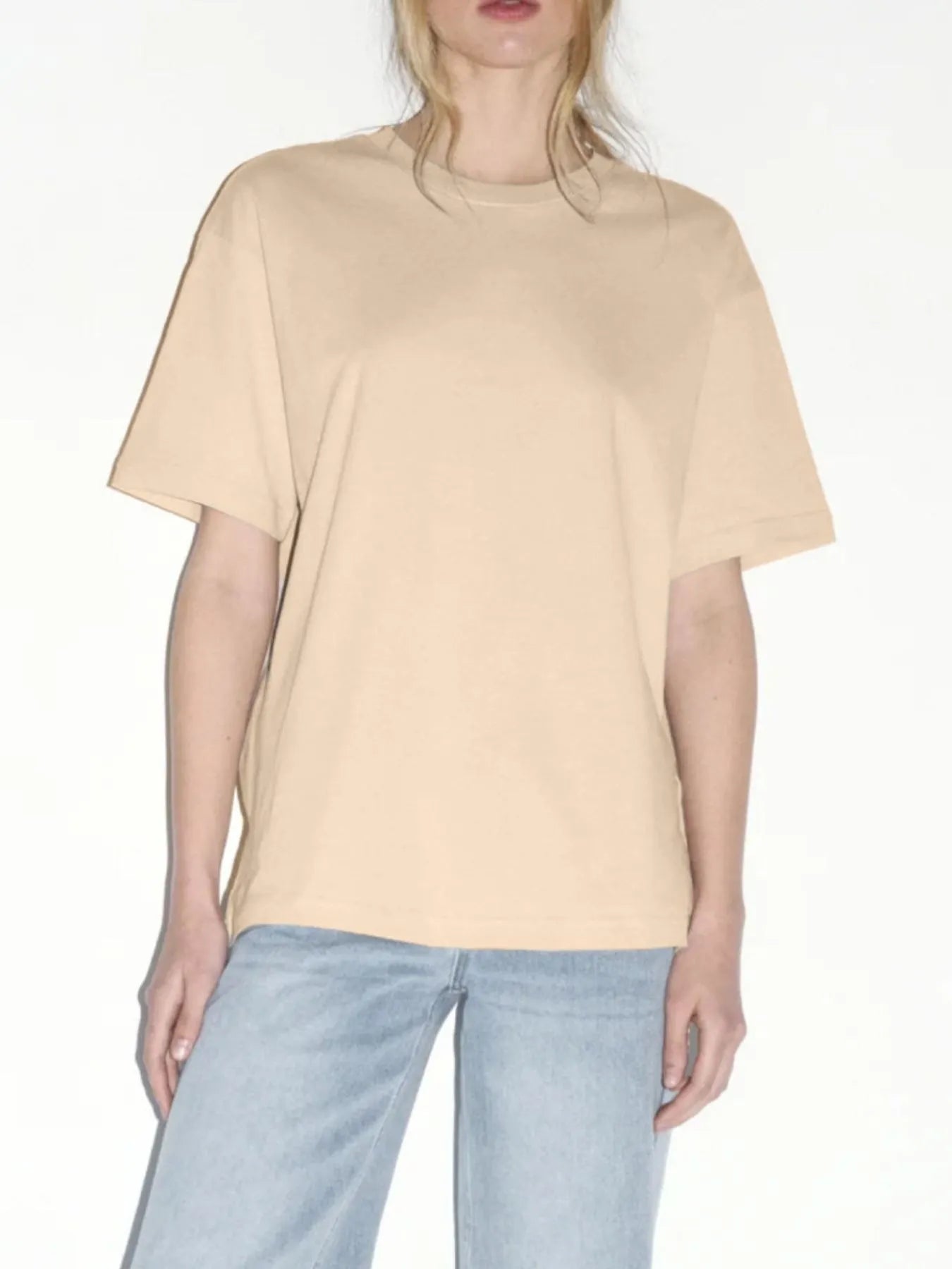 Oversized Drop Sleeve Tee Trendsi