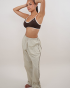I Accept Change with Grace Beige Versatile Relaxed Fit Pant Pants KIMITH BRAND
